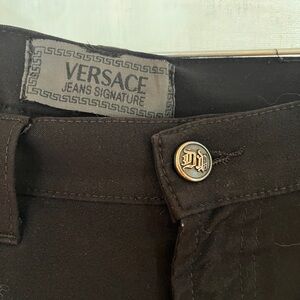 Vintage Versace Jeans Black Pants
